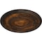Ekena Millwork Tyrone Ceiling Medallion (Fits Canopies up to 6 3/4"), Hand-Painted Rust, 16 1/8"OD x 3/4"P CM16TYRUS - alternate 2